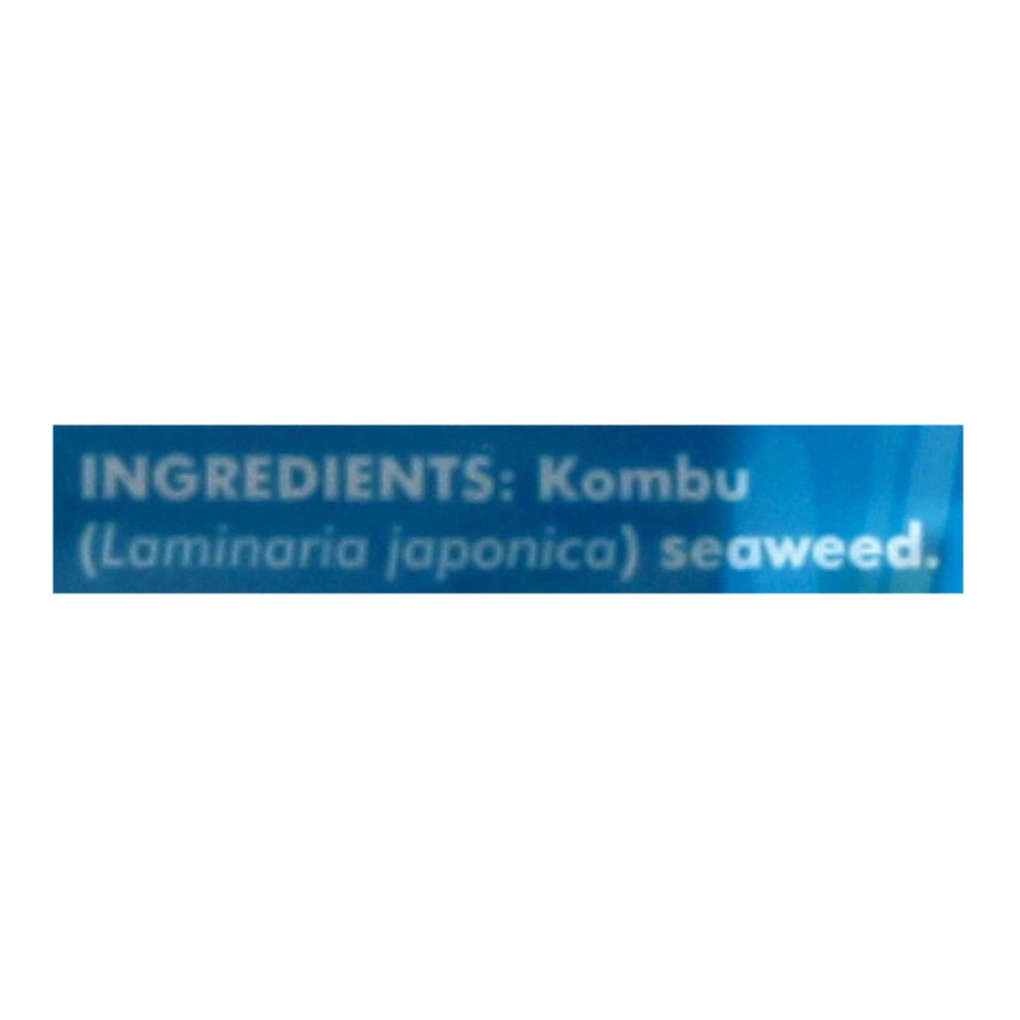 Emerald Cove Sea Vegetables - Pacific Kombu - Silver Grade - 1.76 oz - Case of 6
