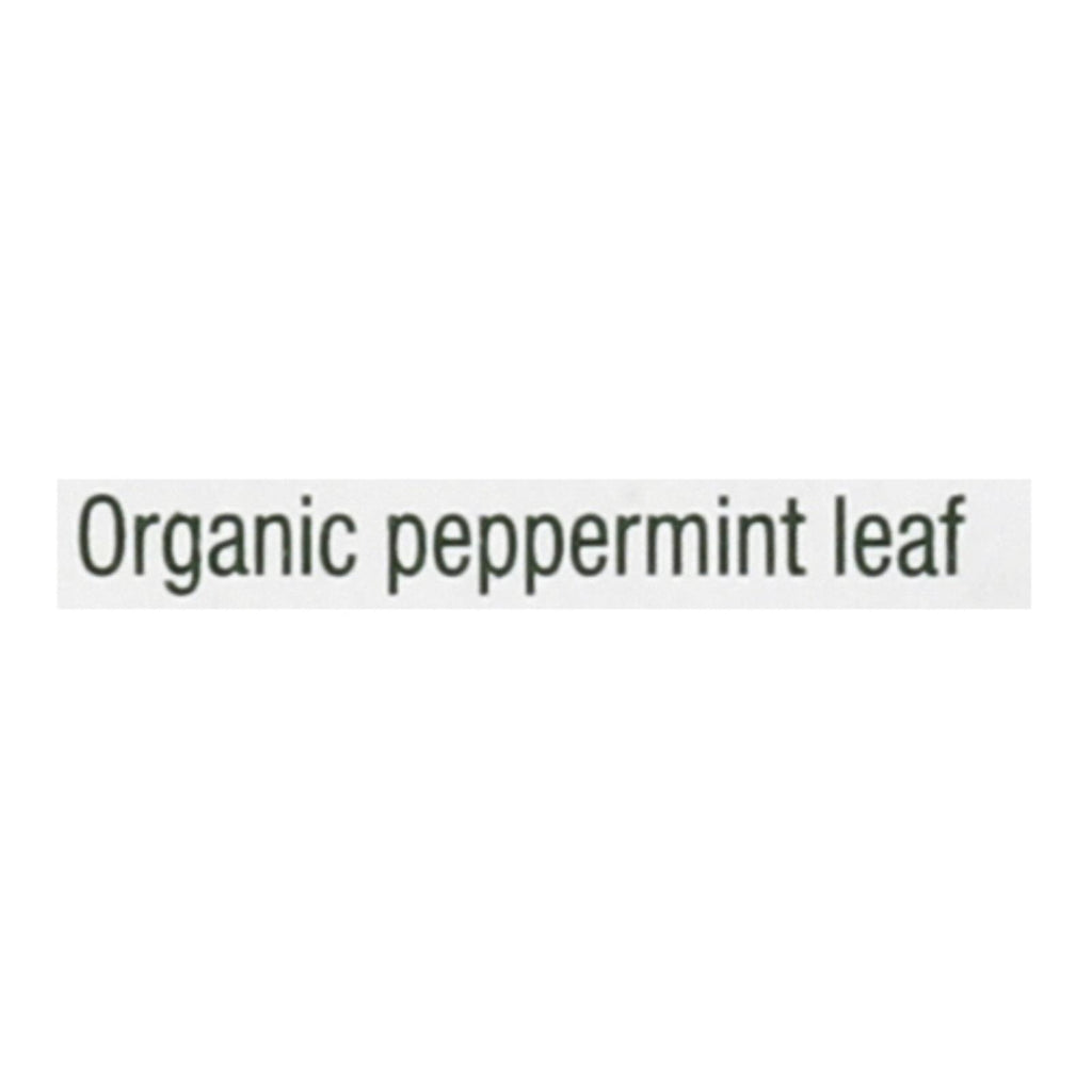 Traditional Medicinals Organic Peppermint Herbal Tea - Caffeine Free - Case of 6 - 16 Bags