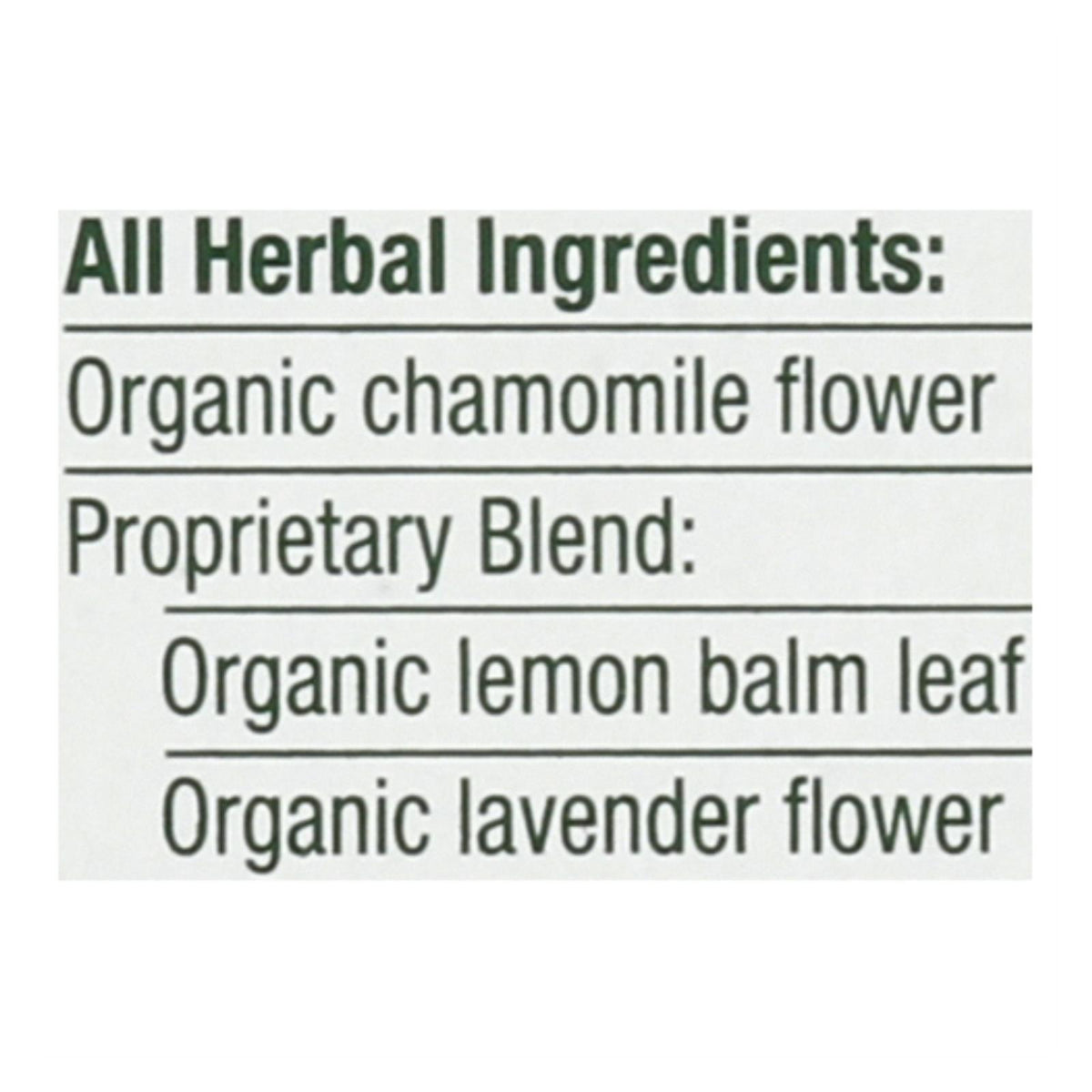 Traditional Medicinals Organic Chamomile with Lavender Herbal Tea - Caffeine Free - Case of 6 - 16 Bags