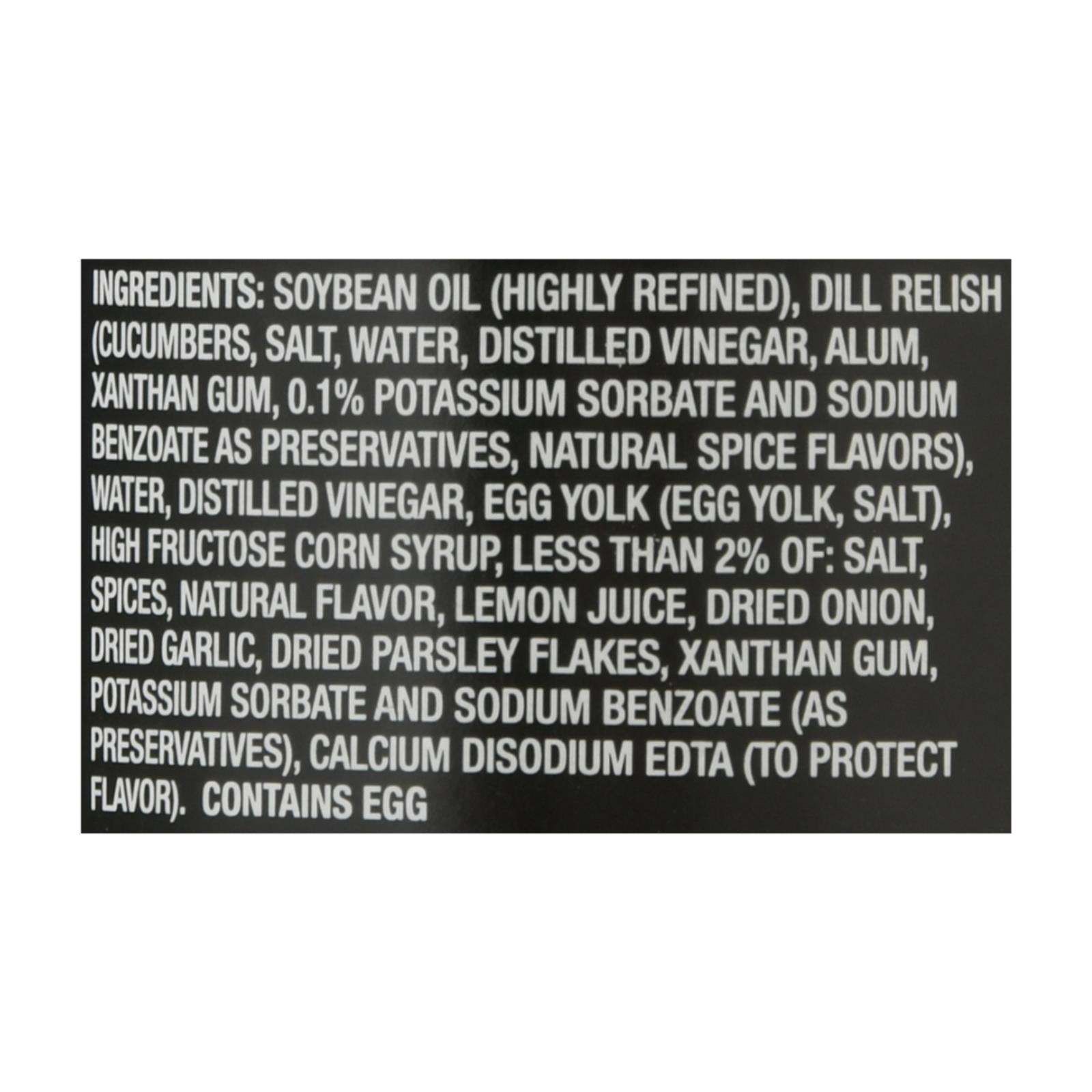 Louisiana Tartar Sauce  - Case of 12 - 10.5 OZ