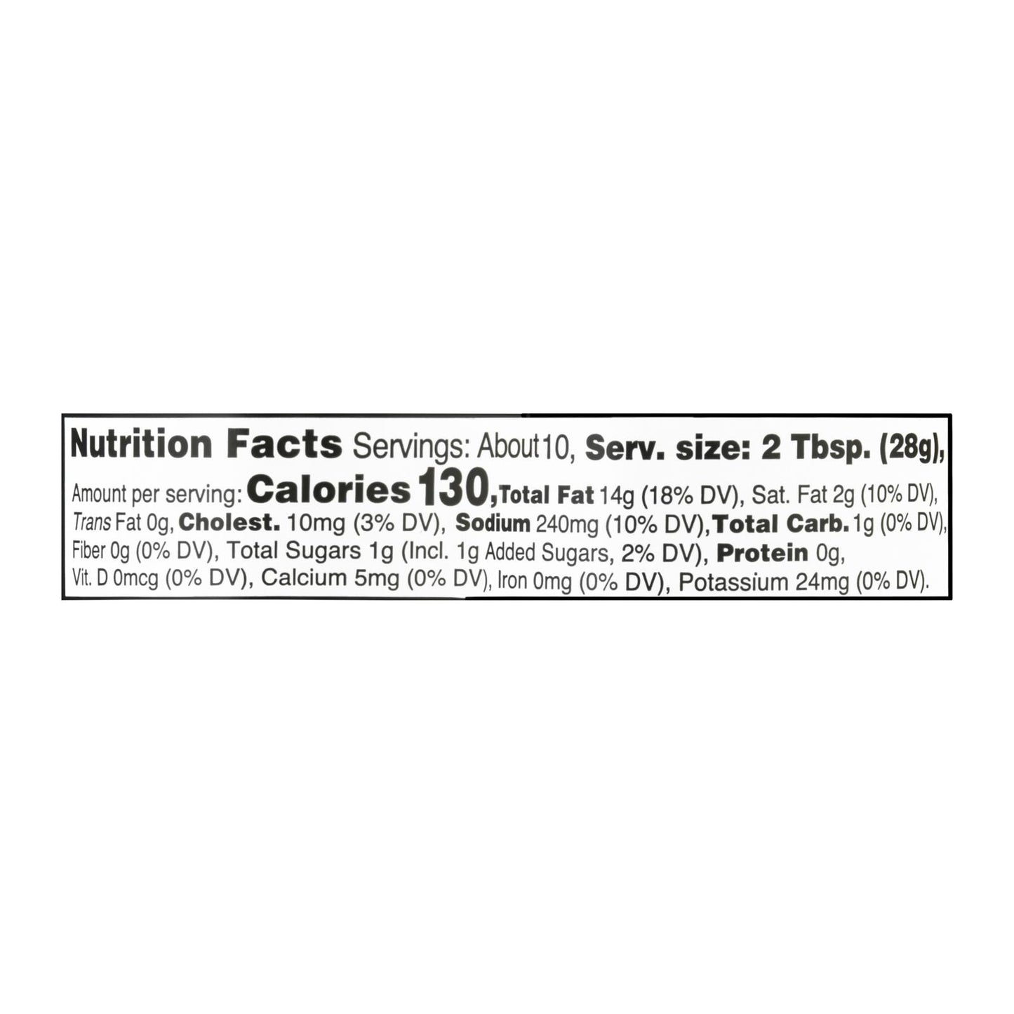 Louisiana Tartar Sauce  - Case of 12 - 10.5 OZ