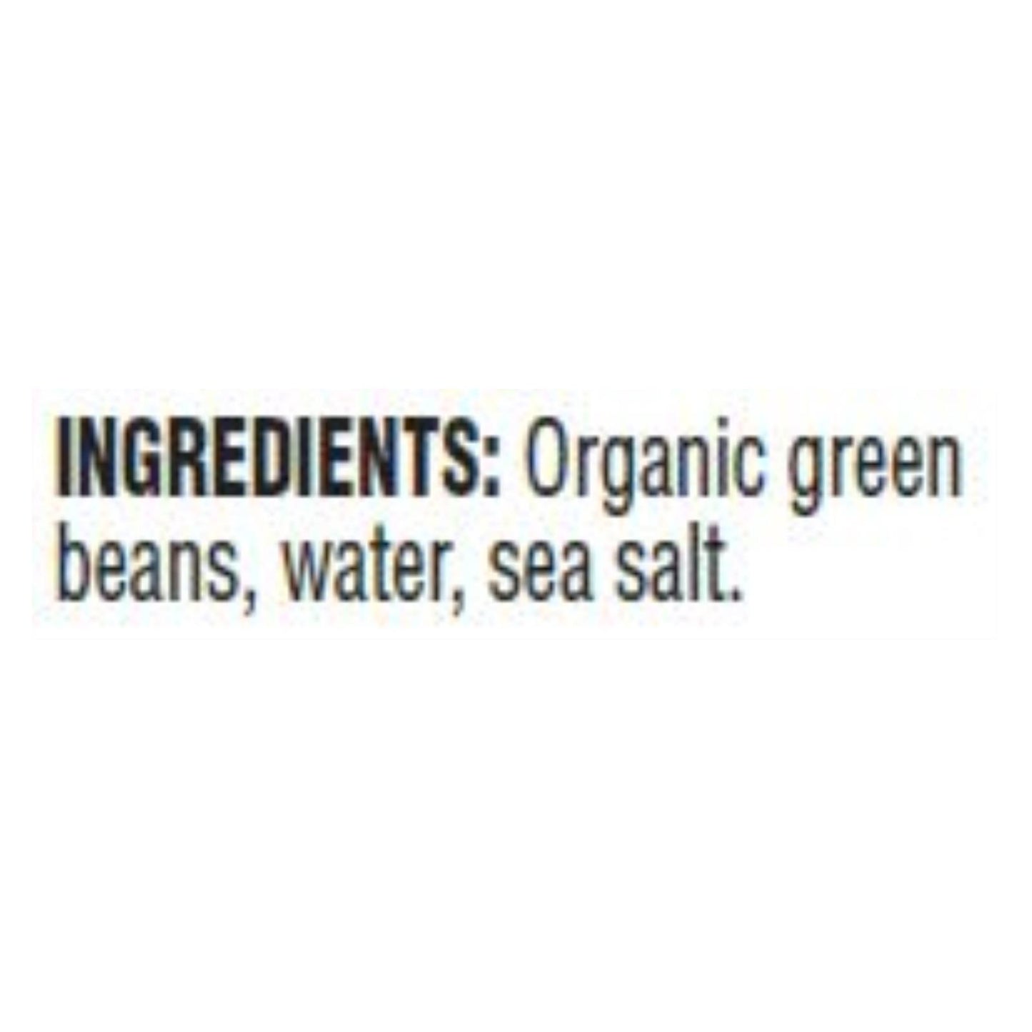 Field Day Beans - Organic - Green - Cut - 14.5 oz - case of 12