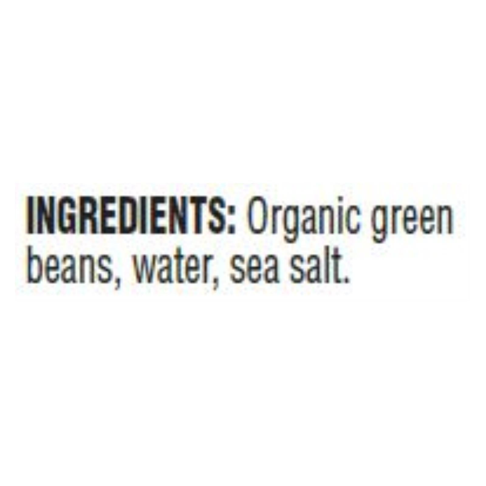 Field Day Beans - Organic - Green - Cut - 14.5 oz - case of 12