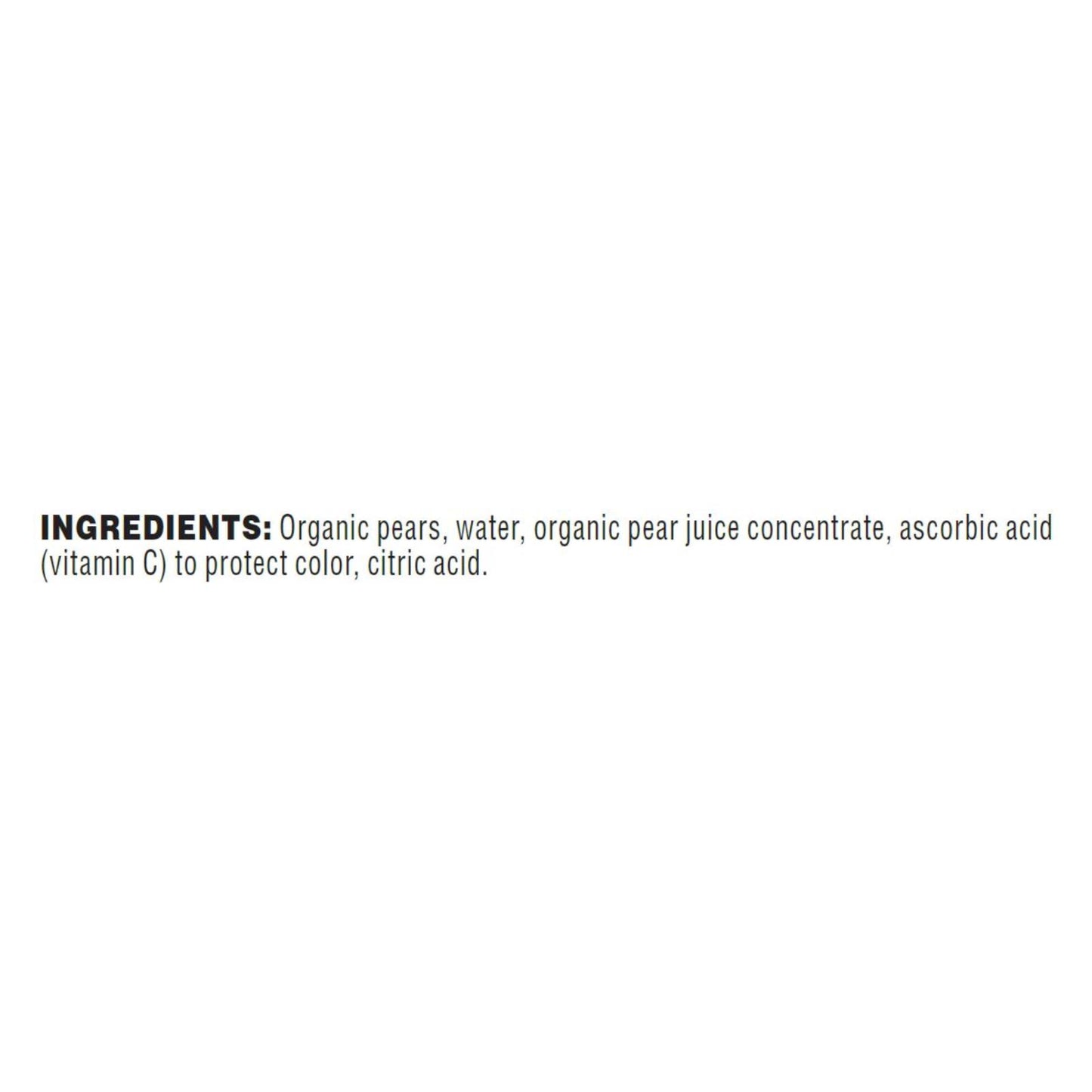 Field Day Fruit Cups - Organic - Pears - 4/4 oz - case of 6