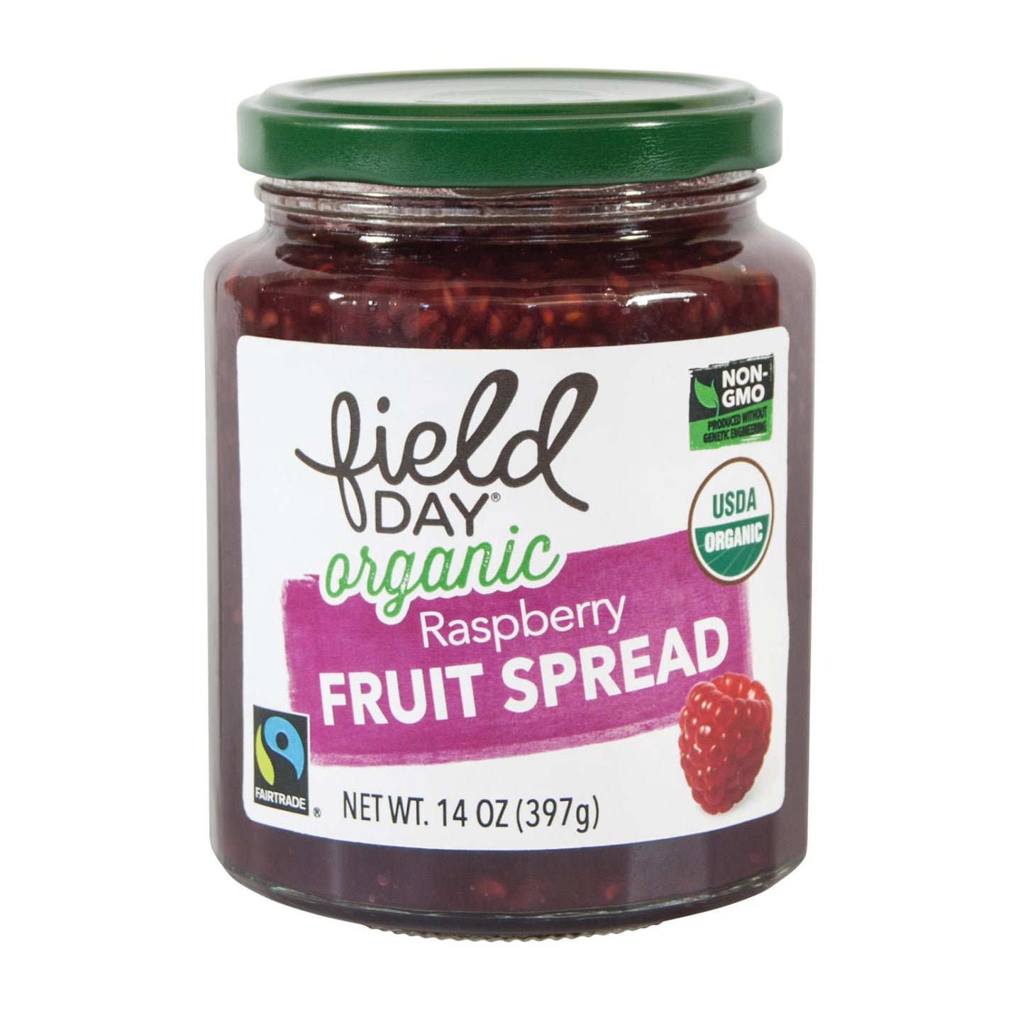 Field Day Fruit Spread - Organic - Raspberry - 14 oz - case of 12