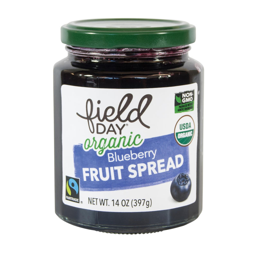 Field Day Fruit Spread - Organic - Blueberry - 14 oz - case of 12