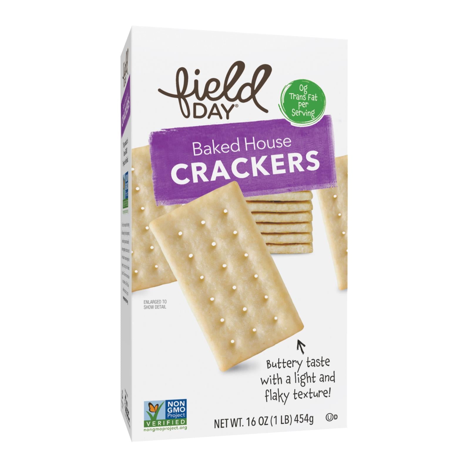Field Day Crackers - Natural - Baked House - 16 oz - case of 12