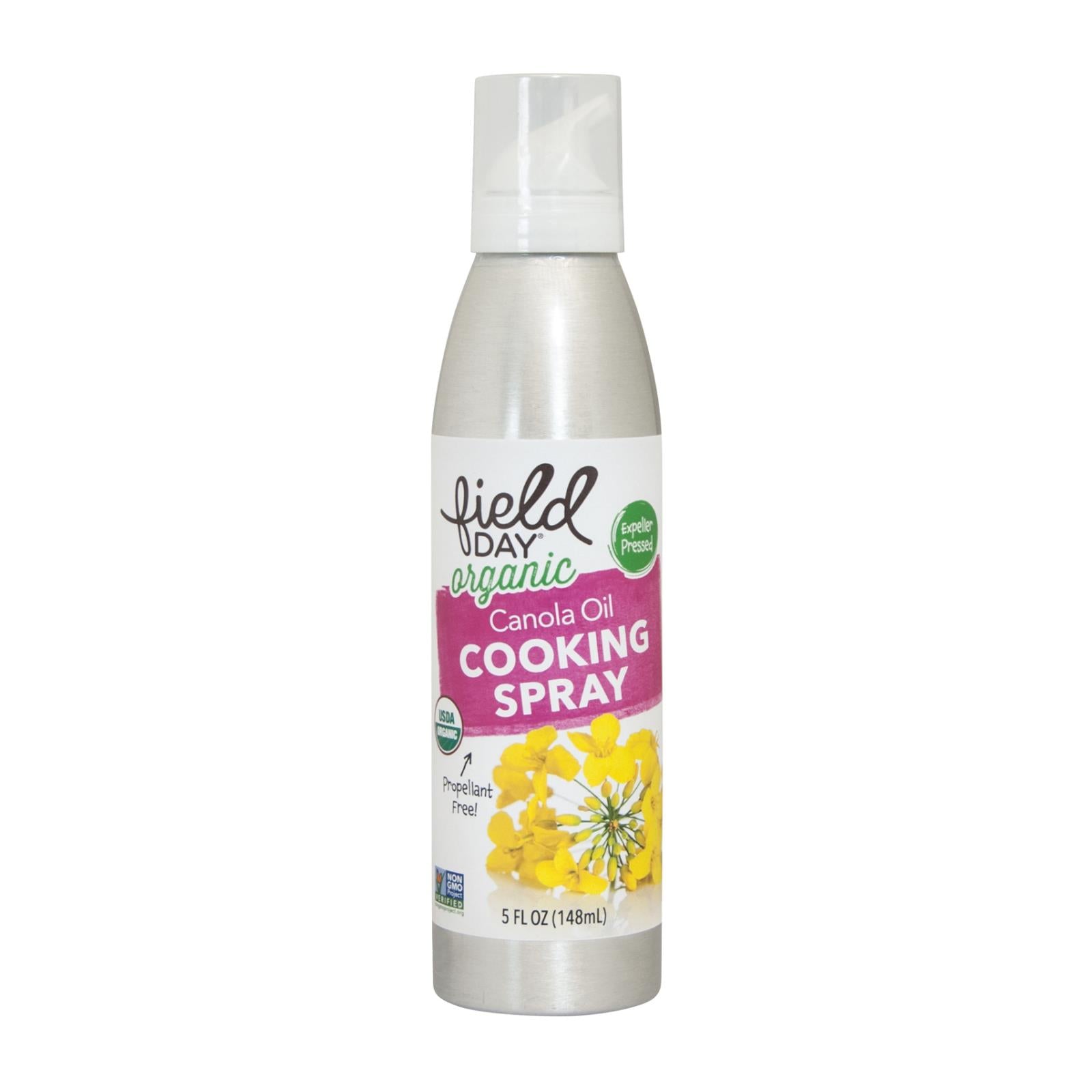 Field Day Organic Canola Oil Cooking Spray - Cooking Spray - Case of 6 - 5 FL oz.