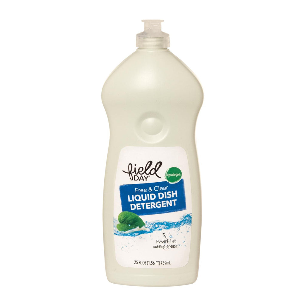 Field Day Free and Clear Liquid Dish Detergent - Detergent - Case of 12 - 25 FL oz.