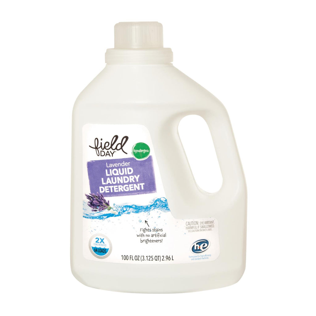 Field Day Lavender Liquid Laundry Detergent - Detergent - Case of 4 - 100 FL oz.