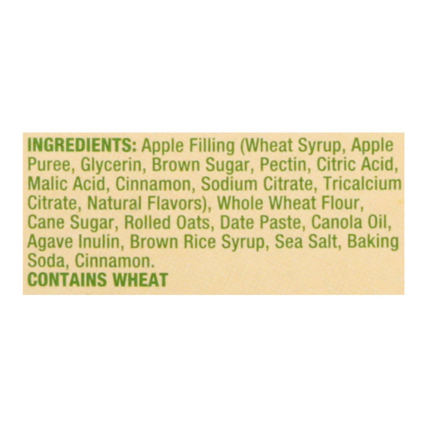 Nature's Bakery - Oatmeal Crumble Apple - Case of 6 - 8.46 OZ