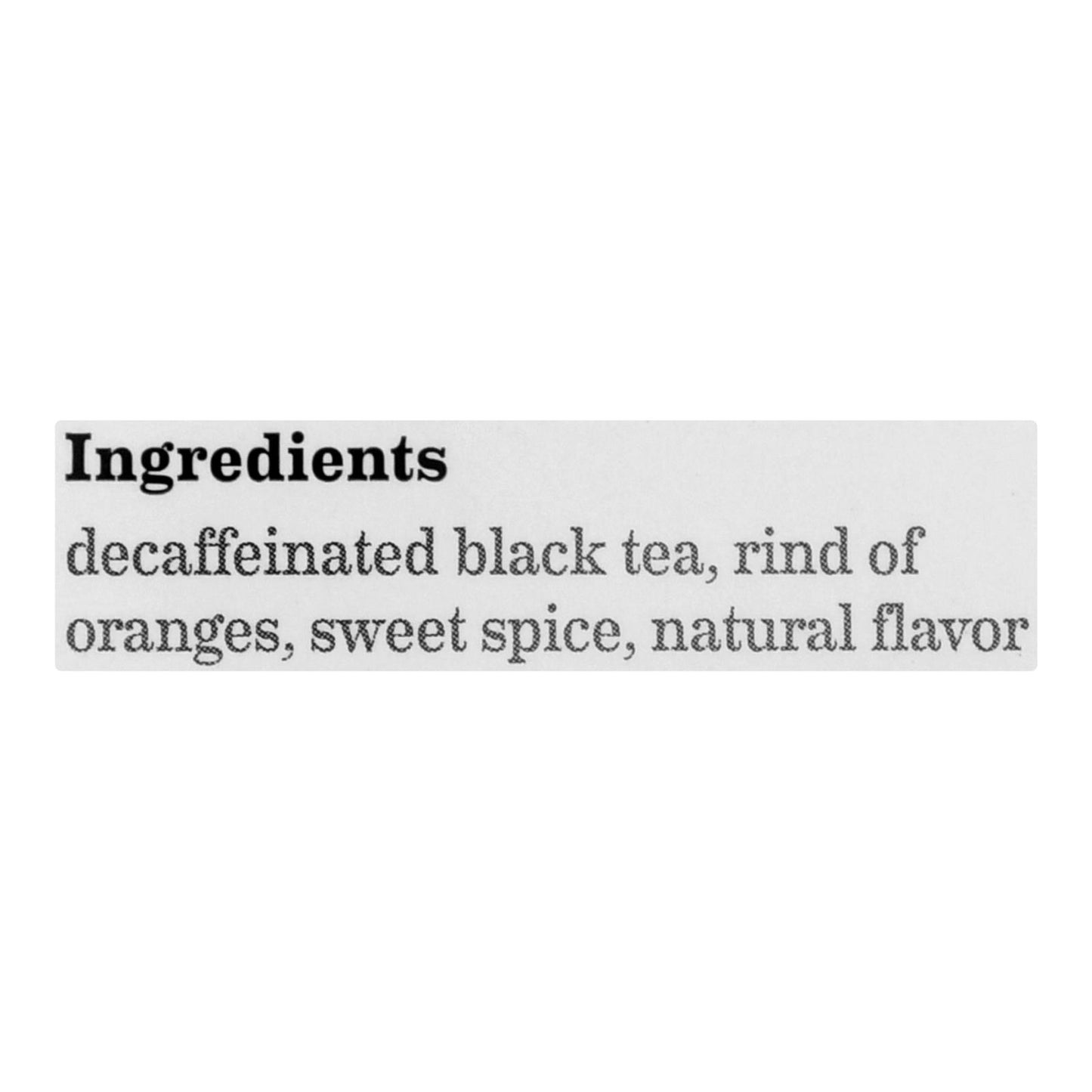 Bigelow Tea Constant Comment Decaffeinated Black Tea - Case of 6 - 20 Bags