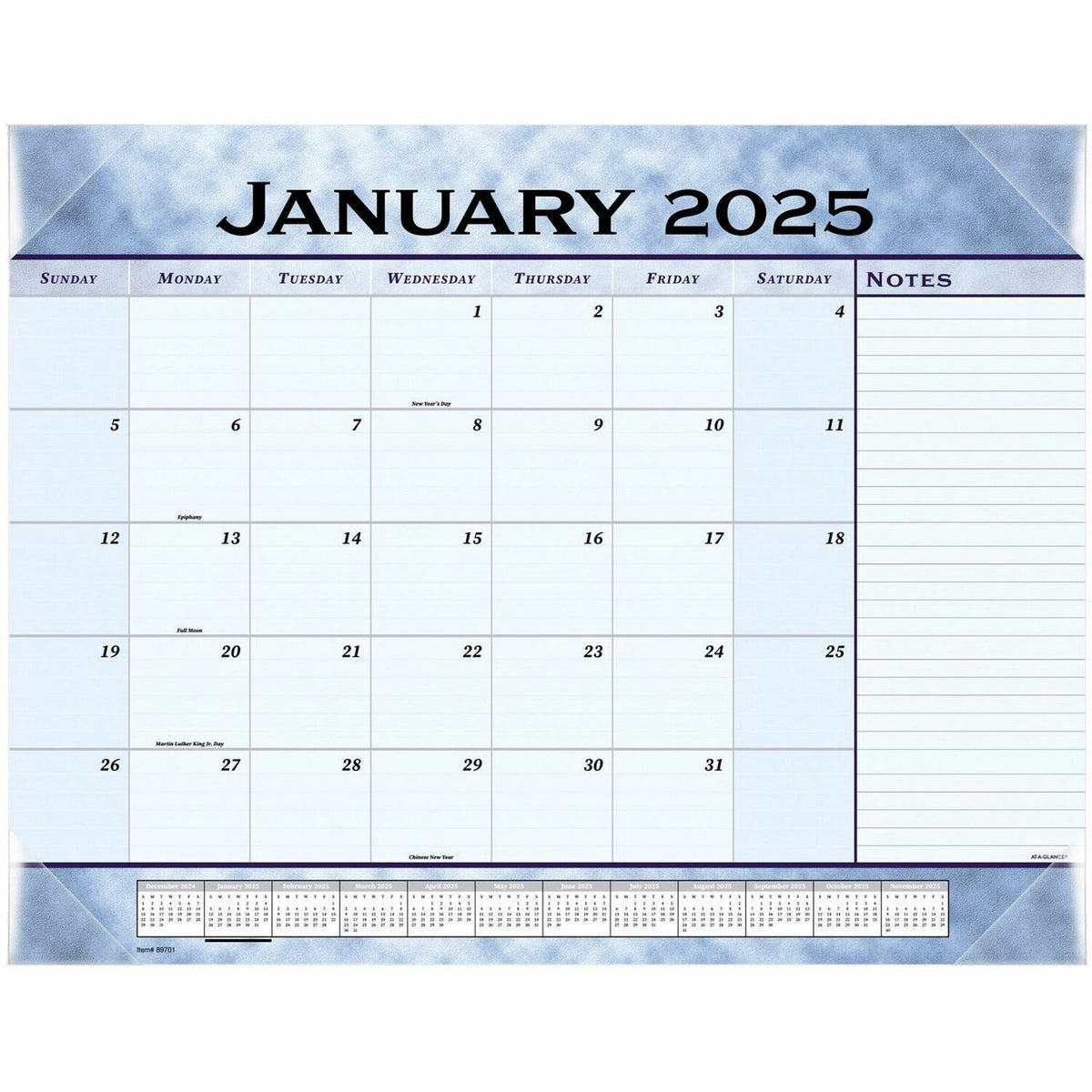 AT-A-GLANCE Desk Pad (AAG89701)