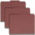 Smead Pressboard Classification Folders with SafeSHIELD Coated Fastener Technology (SMD14075)