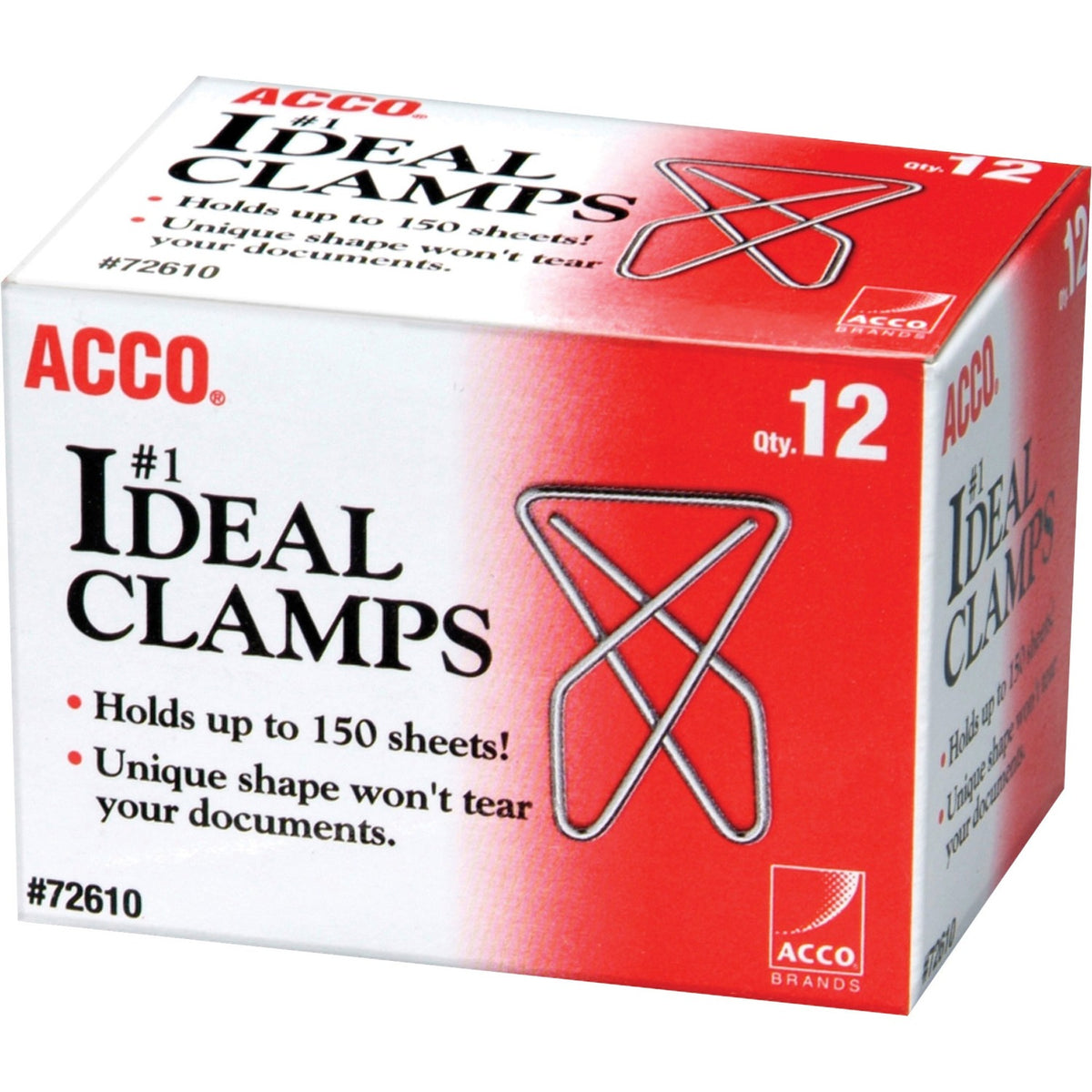 ACCO Ideal Paper Clamps (ACC72610)