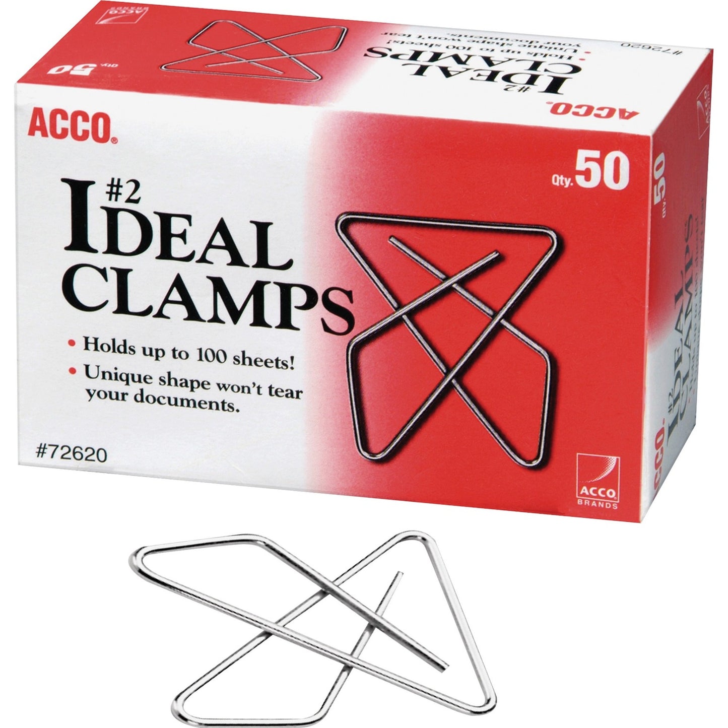 ACCO Ideal Paper Clamps (ACC72620)
