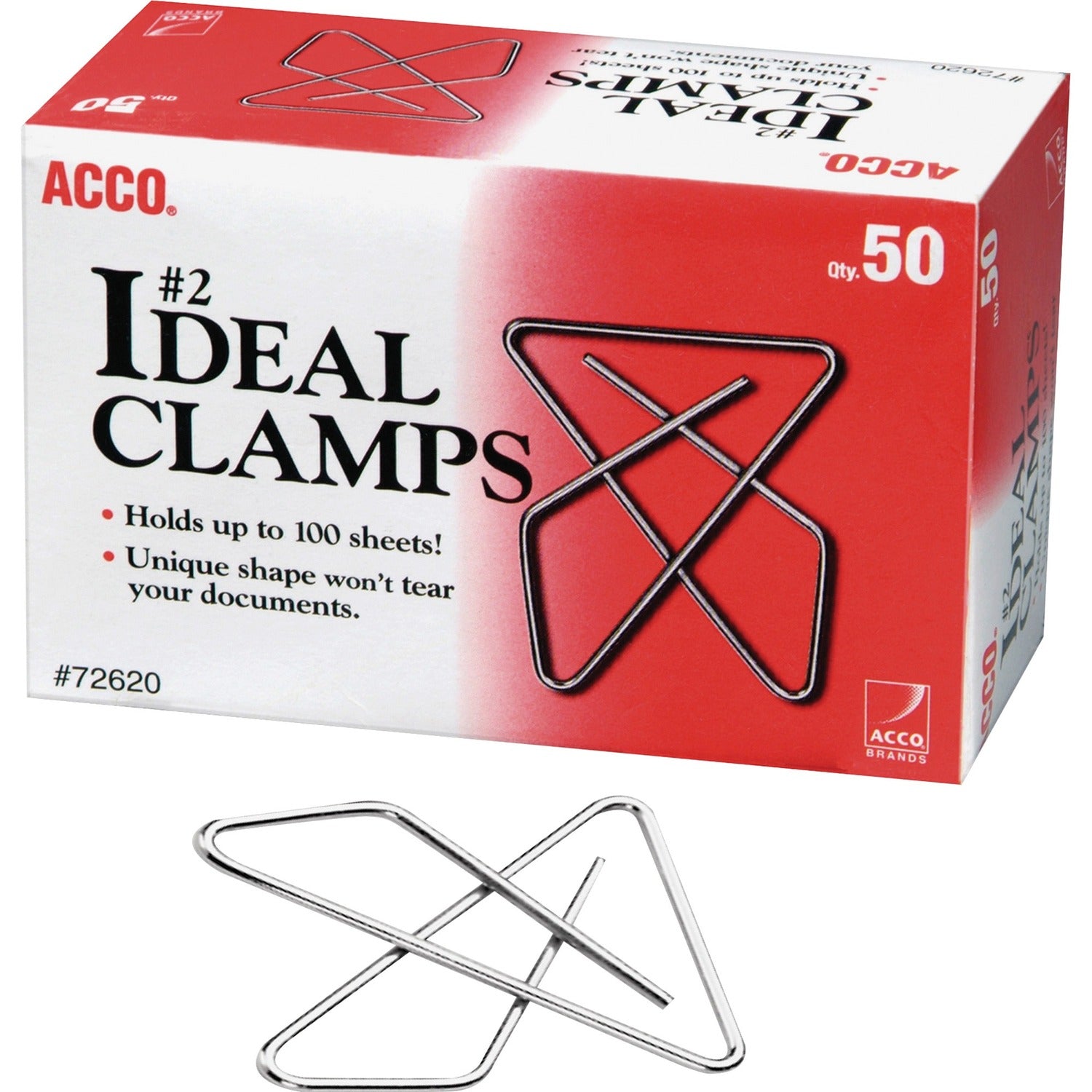 ACCO Ideal Paper Clamps (ACC72620)