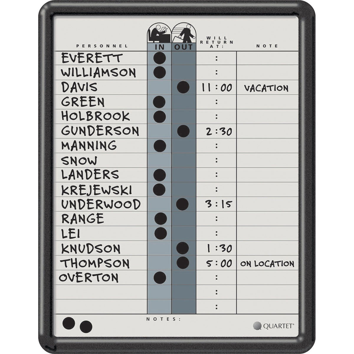 Quartet Classic In/Out Board (QRT750)
