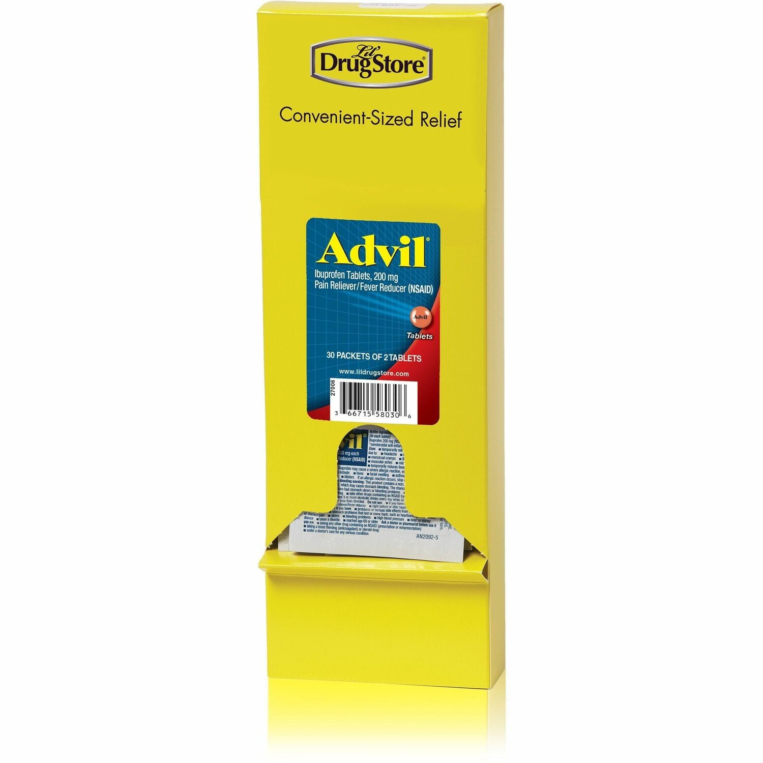 Advil Pain Reliever/Fever Reducer Single-Dose Refills (LIL58030)