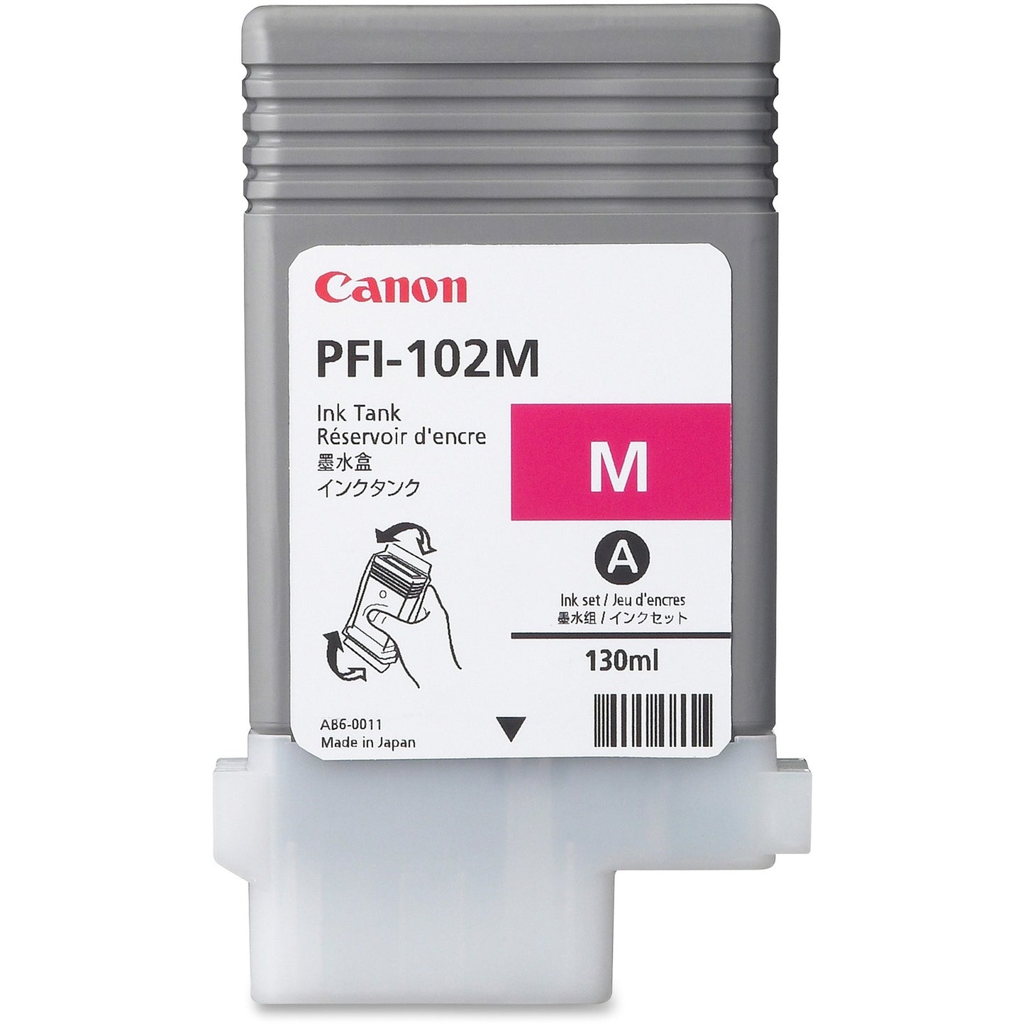 Canon PFI-102M Original Ink Cartridge (CNM0897B001AA)