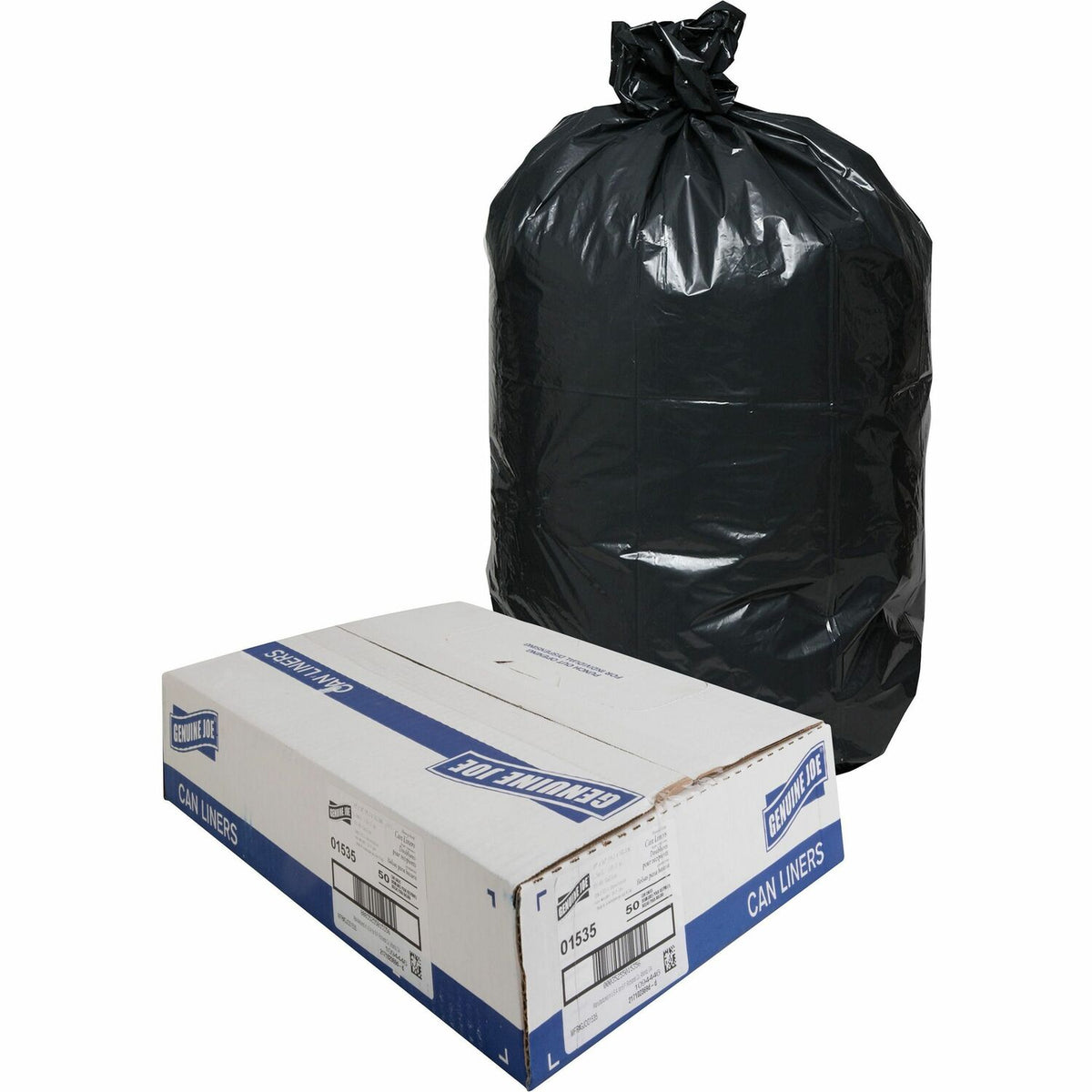 Genuine Joe Heavy-Duty Trash Can Liners (GJO01535)