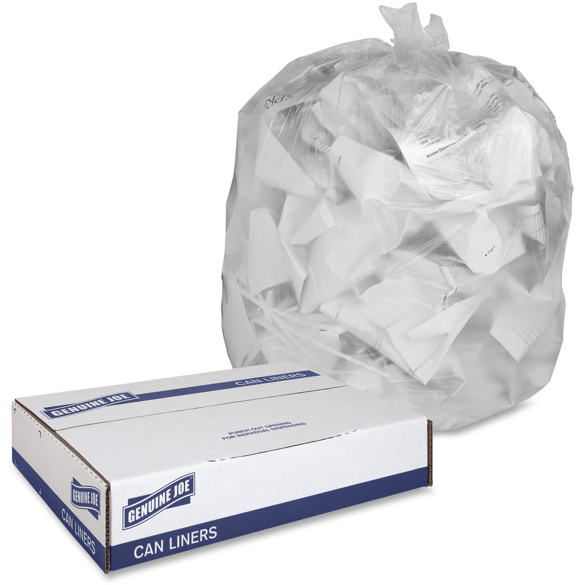 Genuine Joe Economy High-Density Can Liners (GJO70011)