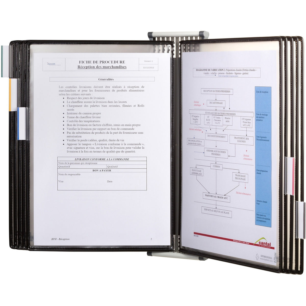 Tarifold Wall-Mountable Antimicrobial Reference Display Unit (TFIWA271)