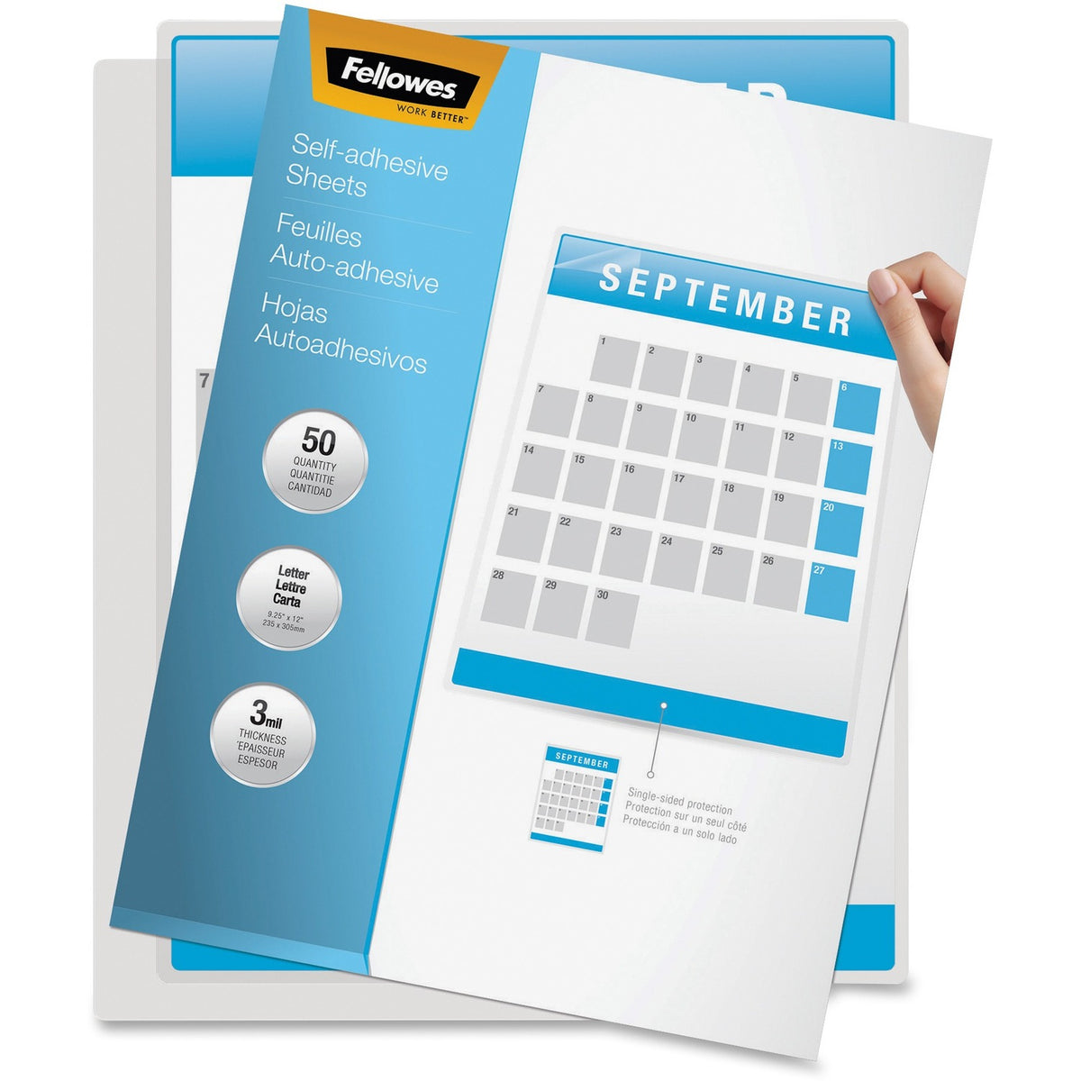 Fellowes Self Adhesive Laminating Sheets (5221502)