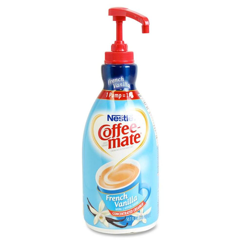 Coffee-mate Coffee-mate French Vanilla Liquid Creamer Pump Bottle - Gluten-Free (NES31803)