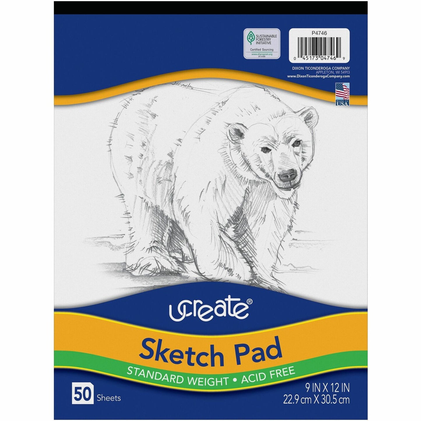 UCreate Medium Weight Sketch Pads (PAC4746)