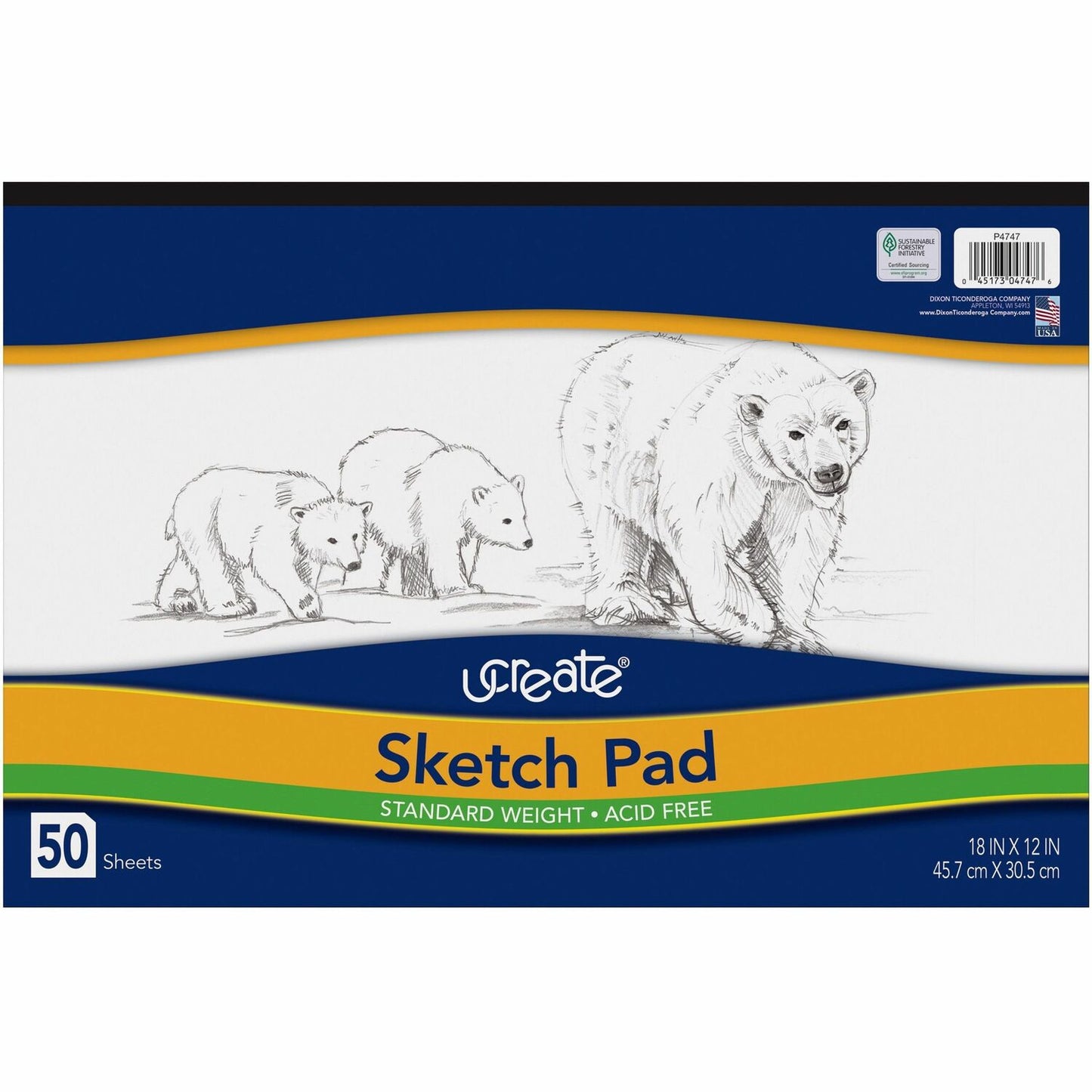 UCreate Medium Weight Sketch Pads (PAC4747)
