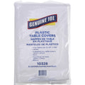 Genuine Joe Plastic Rectangular Table Covers (GJO10328)