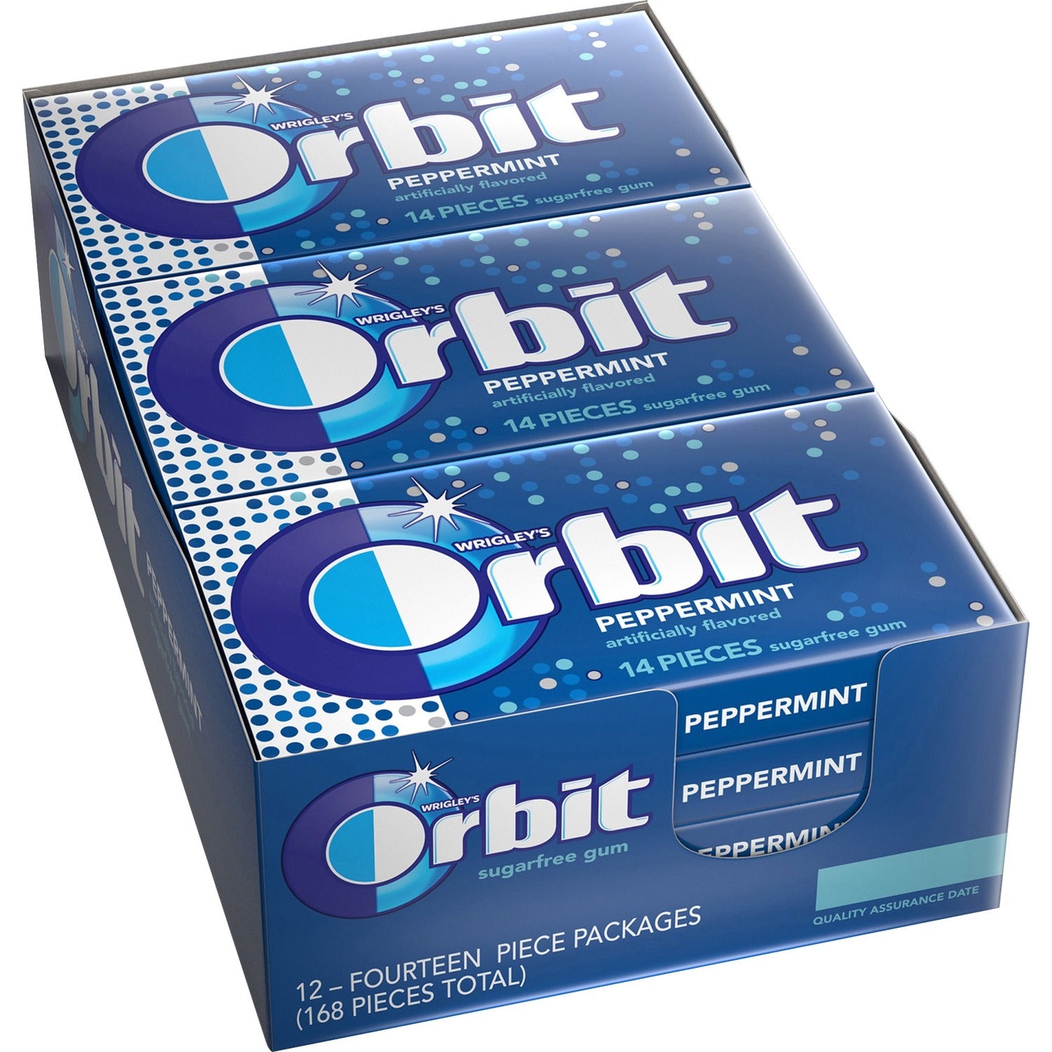 Orbit Peppermint Sugarfree Gum - 12 packs (MRS21486)