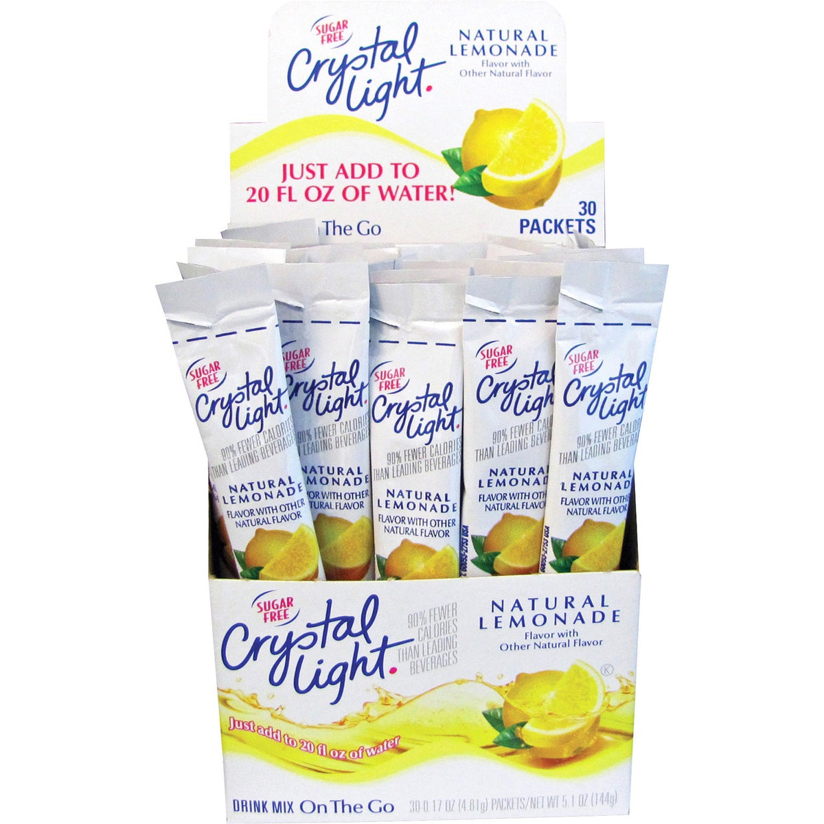Crystal Light Crystal Light On-The-Go Mix Lemonade Sticks (KRF79660)