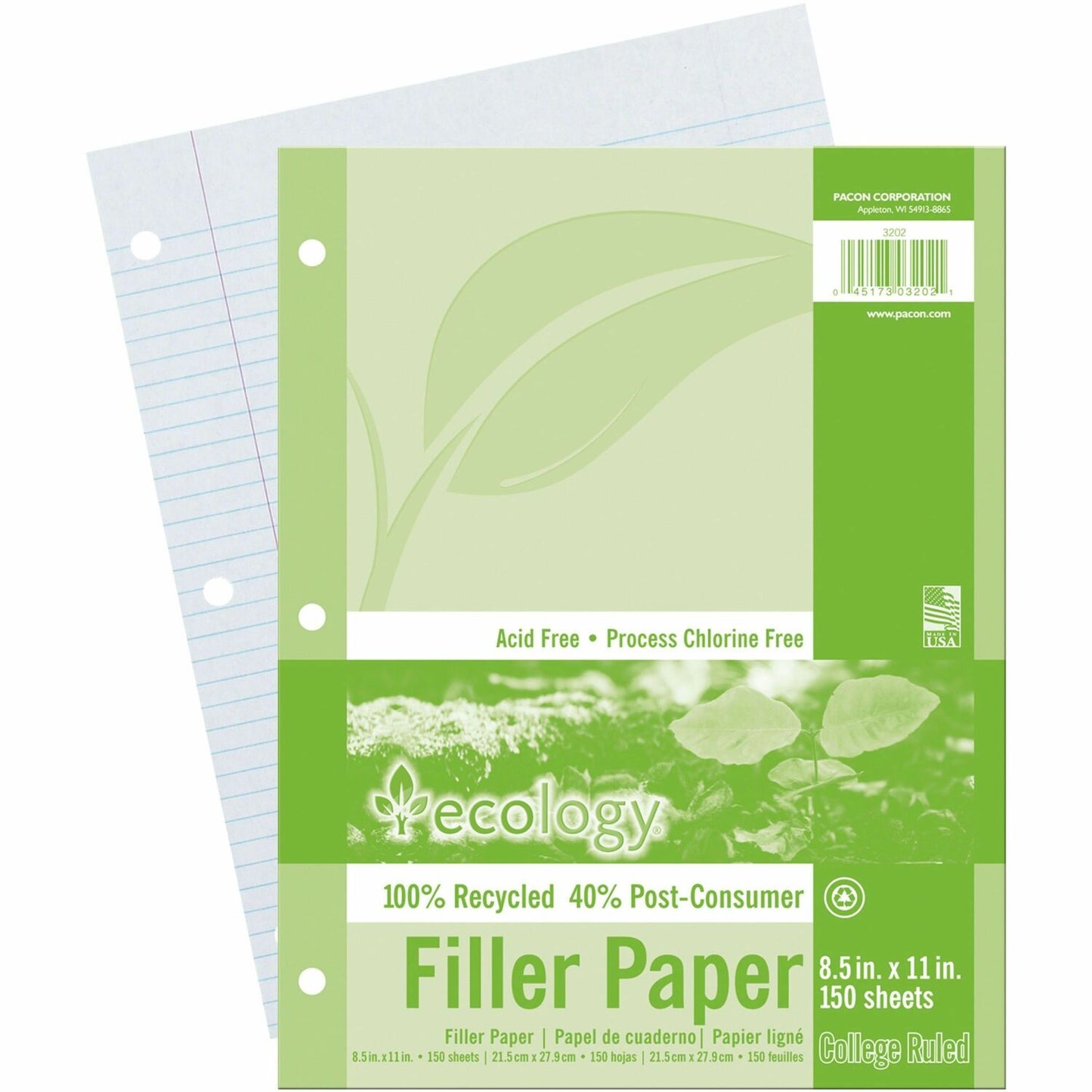 Decorol Recycled Filler Paper - Letter (PAC3202)