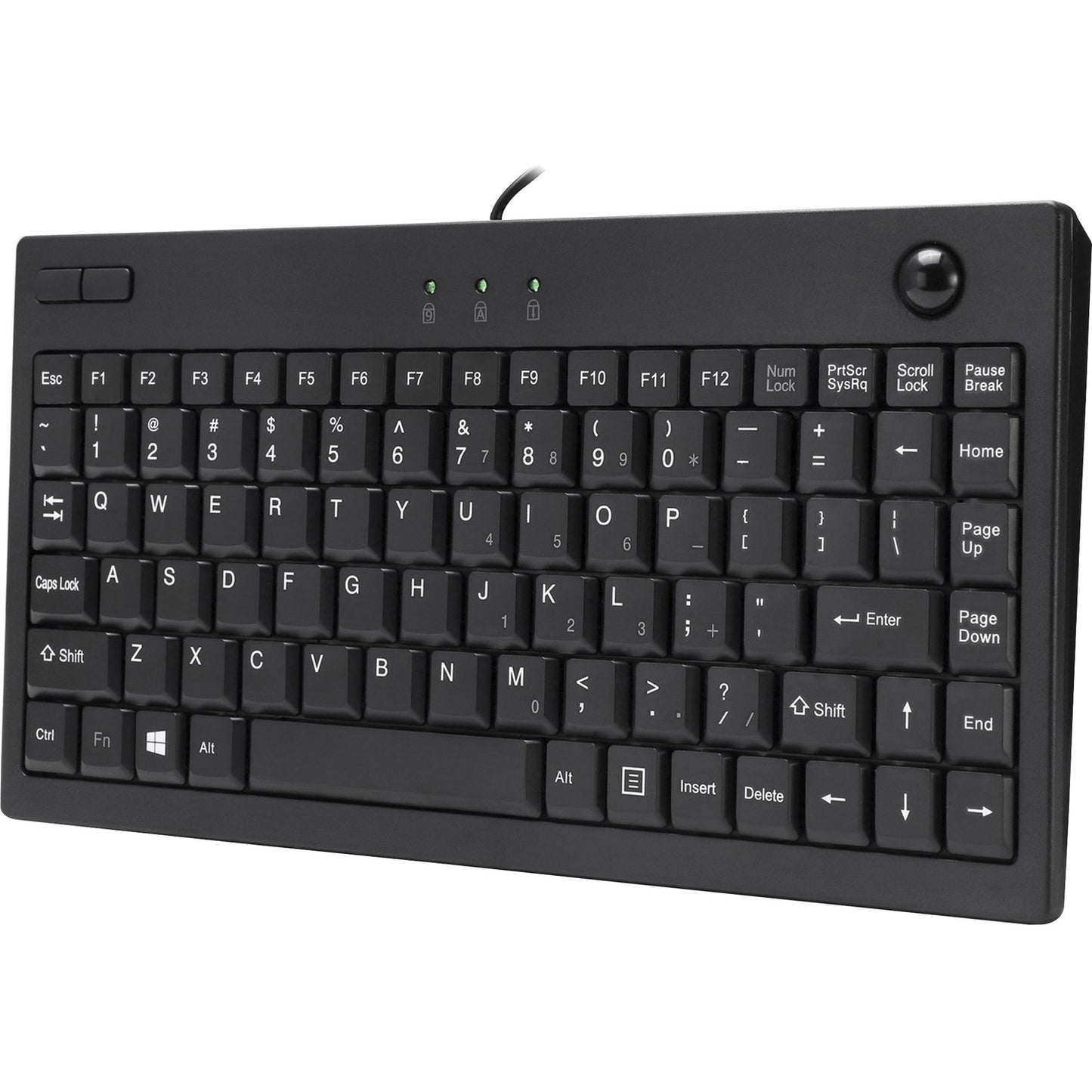 Adesso Miniusb Keyboard W/optical Trackball (bl (AKB310UB)