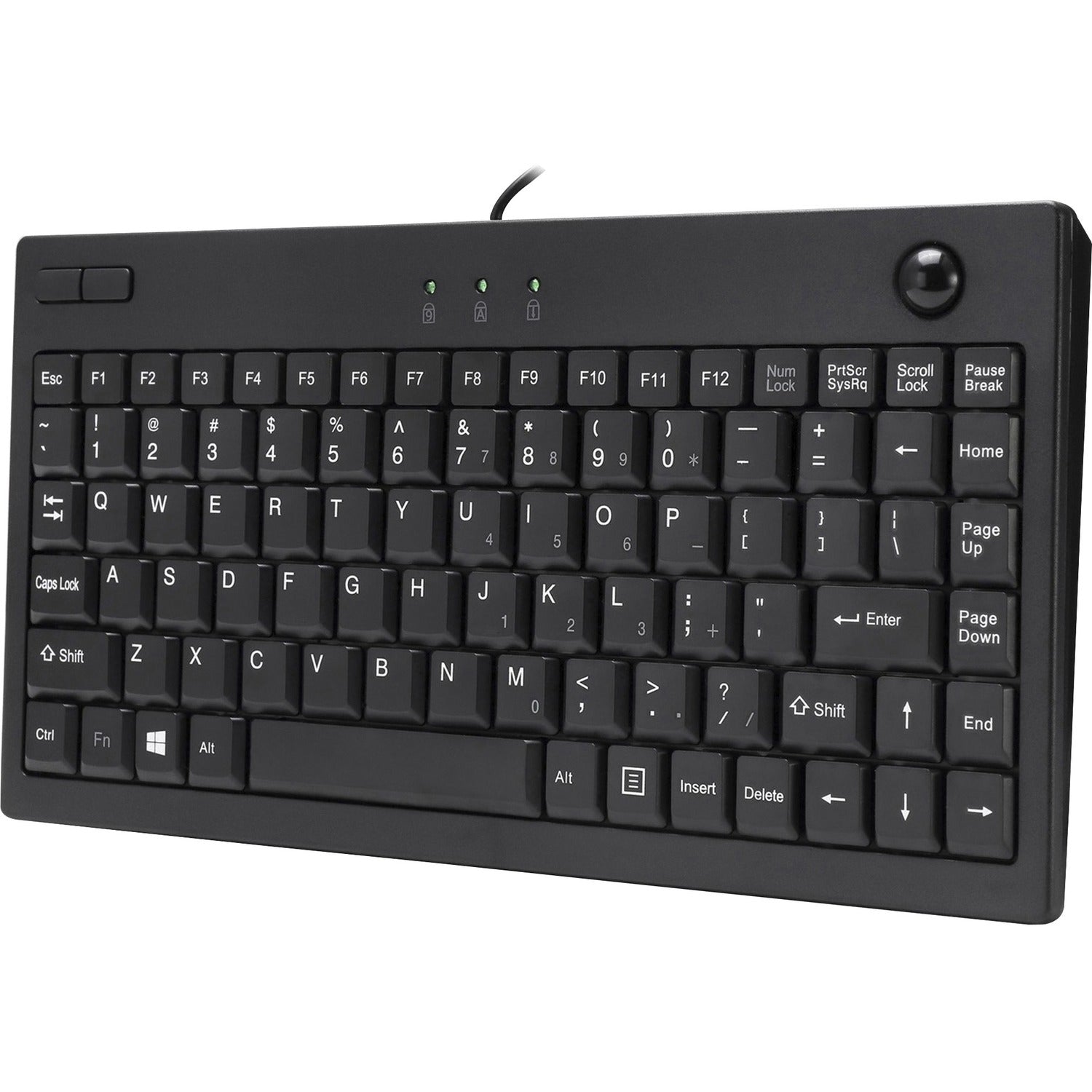 Adesso Miniusb Keyboard W/optical Trackball (bl (AKB310UB)