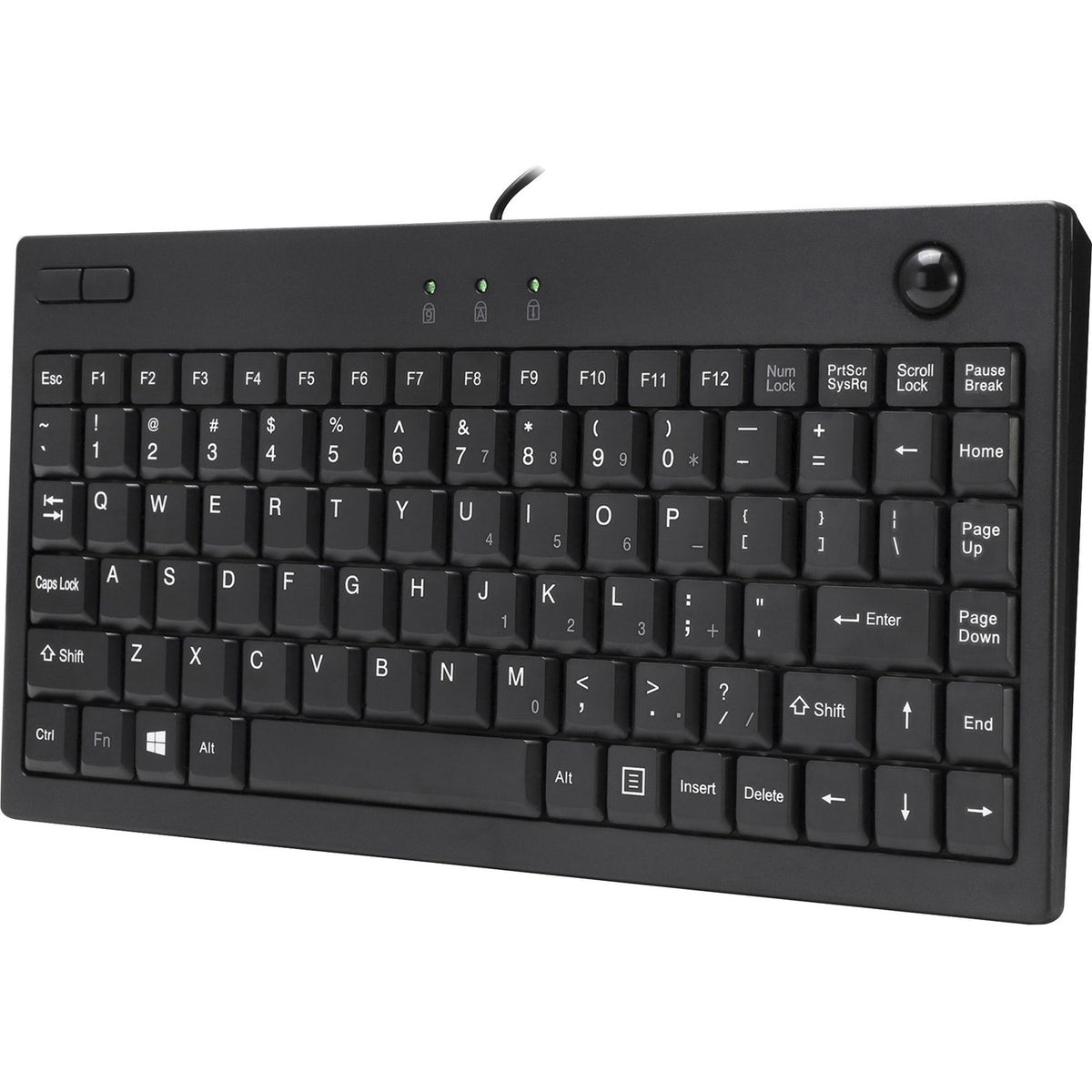 Adesso Miniusb Keyboard W/optical Trackball (bl (AKB310UB)