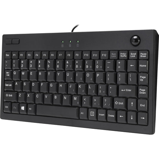 Adesso Miniusb Keyboard W/optical Trackball (bl (AKB310UB)