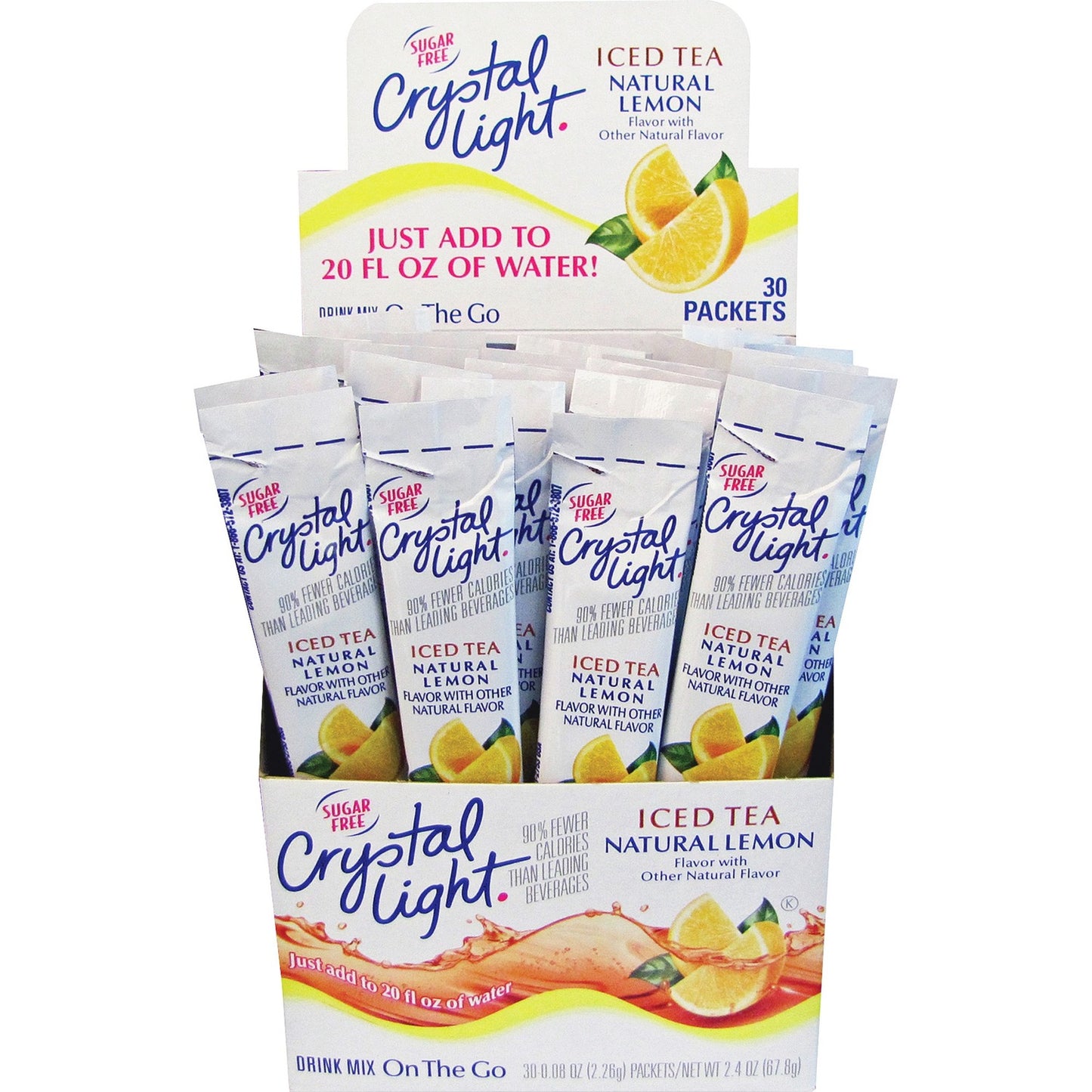 Crystal Light On-The-Go Ice Tea Flavored Drink Mix Sticks (CRY00757)
