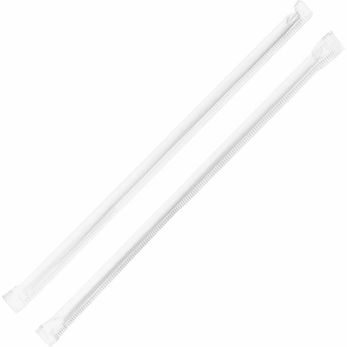 Genuine Joe Jumbo Translucent Straight Straws (GJO58925)