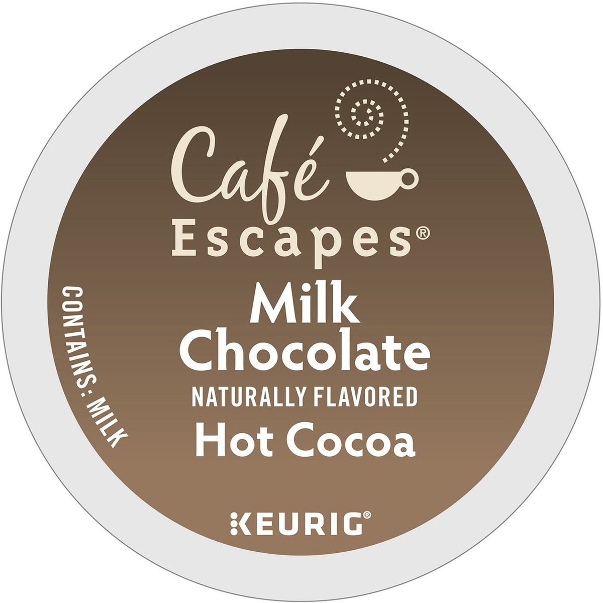Cafe Escapes K-Cup Milk Chocolate Hot Cocoa (GMT6801)