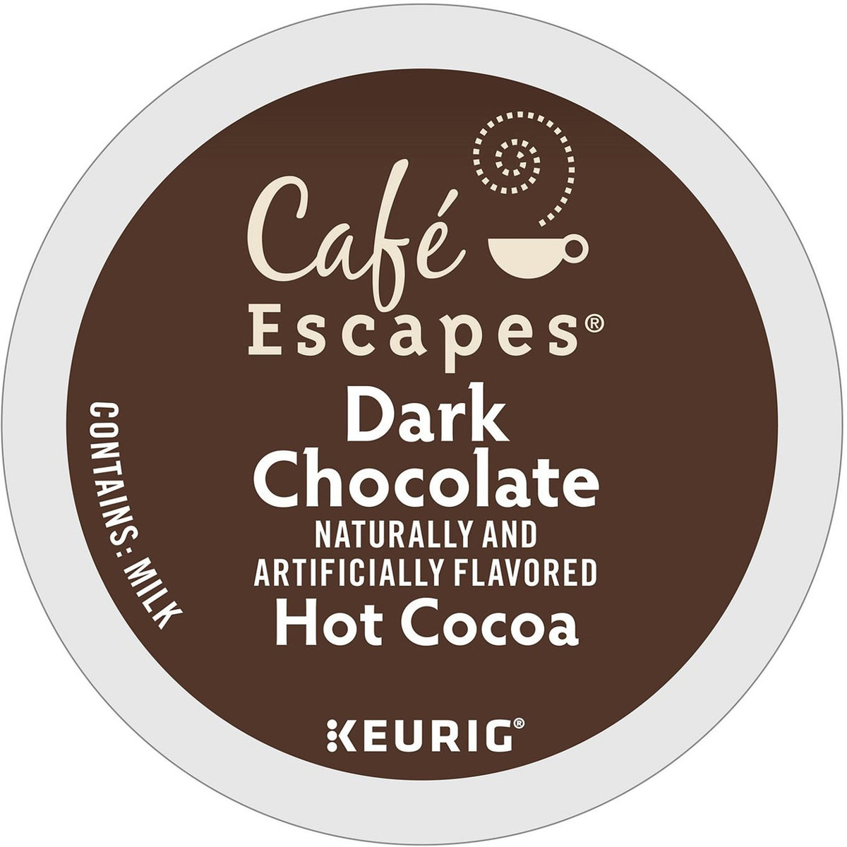 Cafe Escapes K-Cup Dark Chocolate Hot Cocoa (GMT6802)