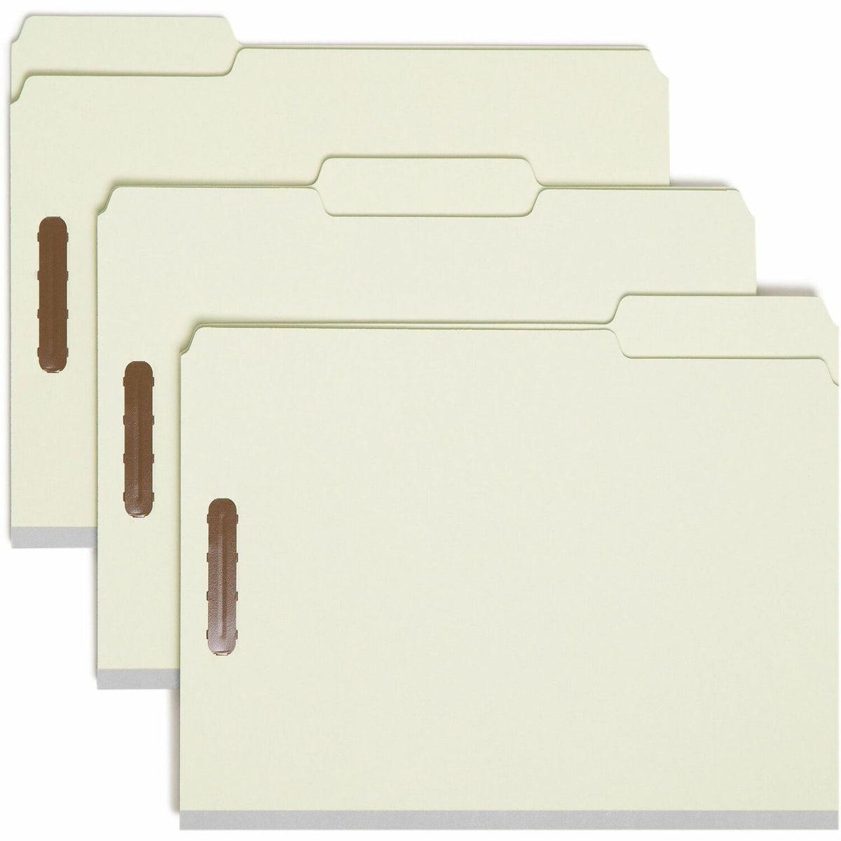 Smead 15005 1/3 Tab Cut Letter Recycled Fastener Folder