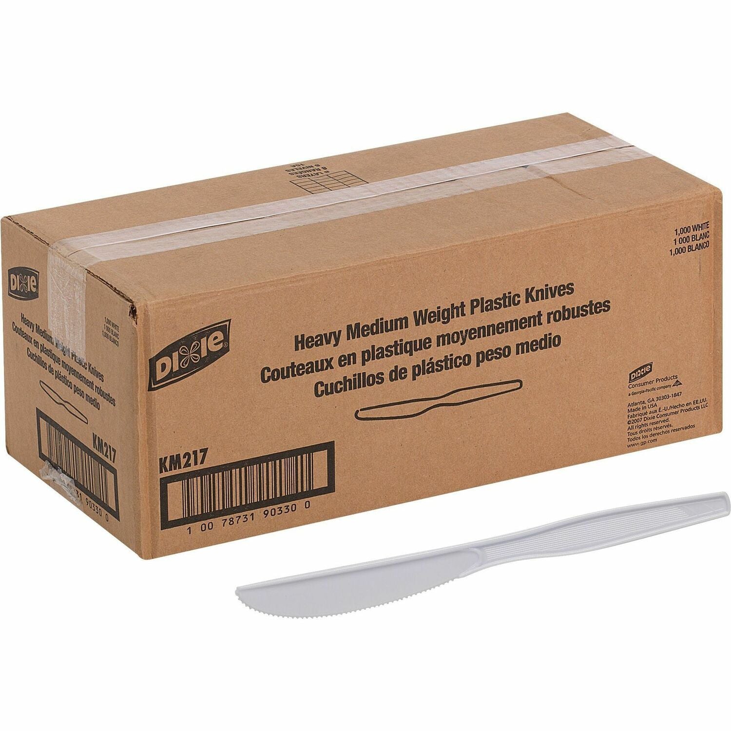 Dixie Medium-weight Disposable Knives by GP Pro (DXEKM217)