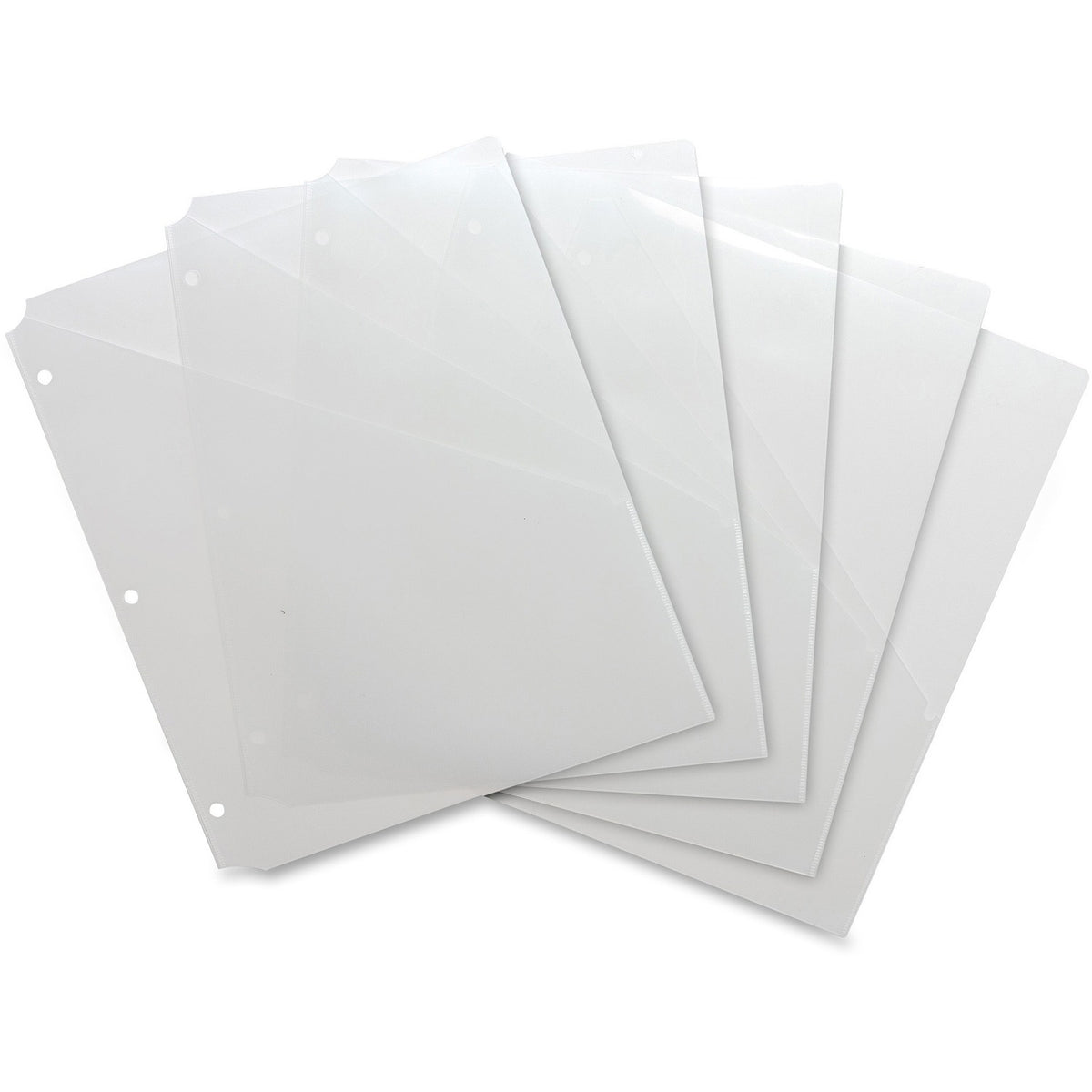 Business Source Poly Binder Pockets (BSN32375)