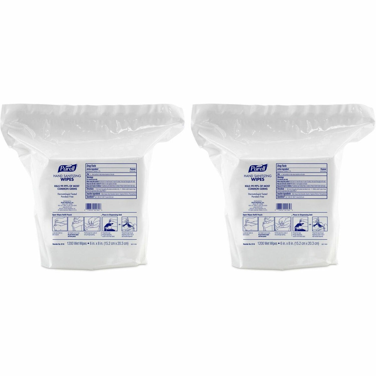 PURELL Sanitizing Wipes (GOJ911802)