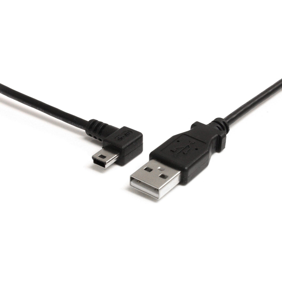 StarTech 6 Ft Usb To Left Angle Mini Usb Cable (USB2HABM6LA)
