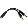 StarTech Headset Splitter 4 Pin To 2x 3 Pin Fm (MUYHSFMM)