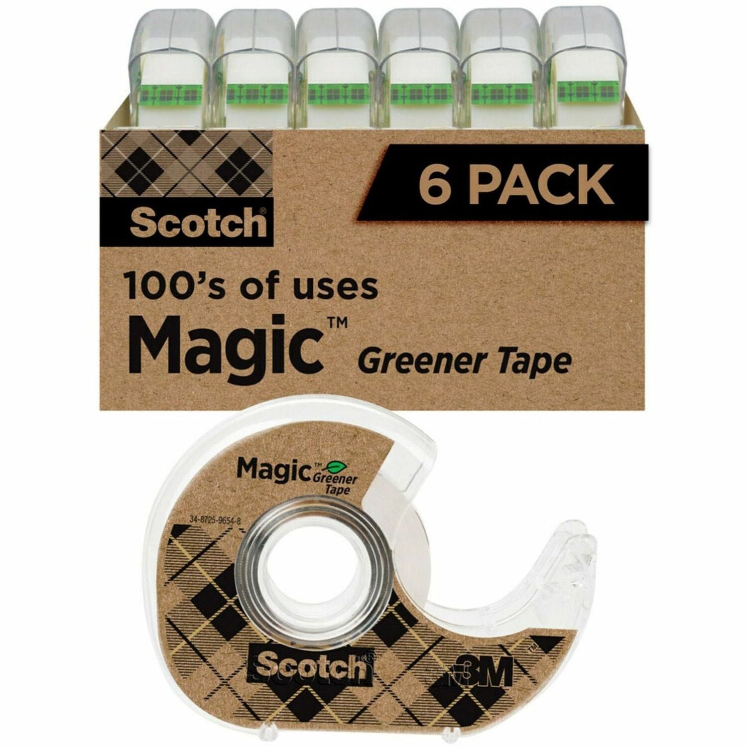 Scotch 3/4"W Magic Greener Tape (MMM6123)